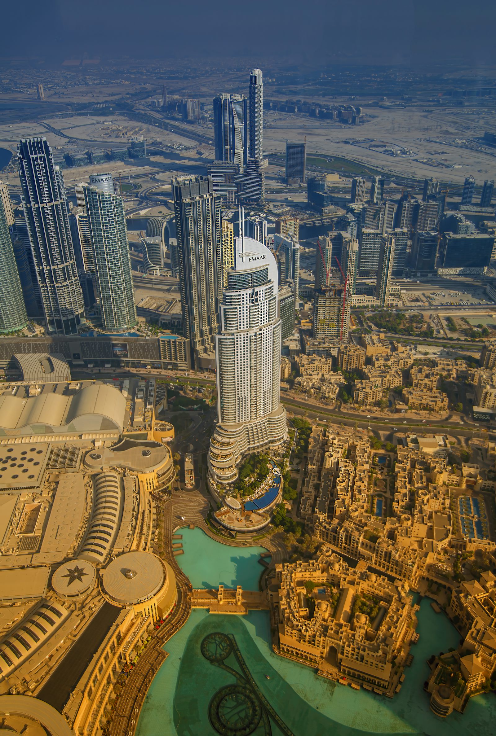 Downtown Dubai skyline with Burj Khalifa