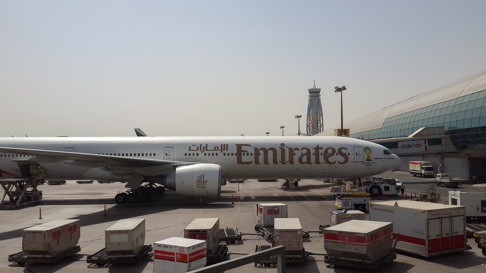 Dubai South aviation district and logistics warehouses