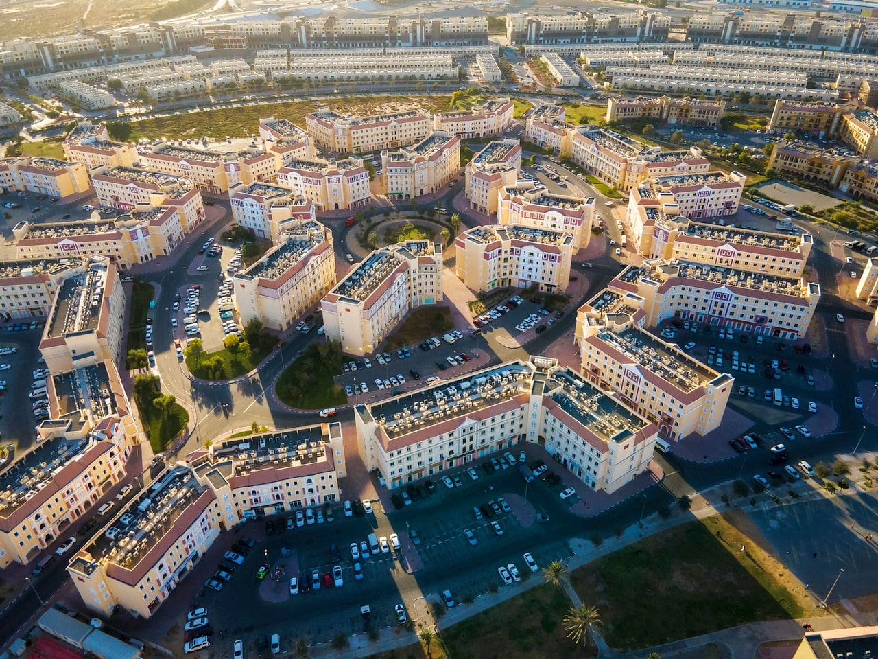 International City themed residential clusters